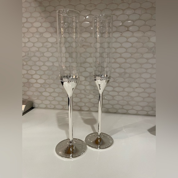 Wedgwood Dining Wedgwood X Vera Wang 2x Champagne Toasting Flutes — free download